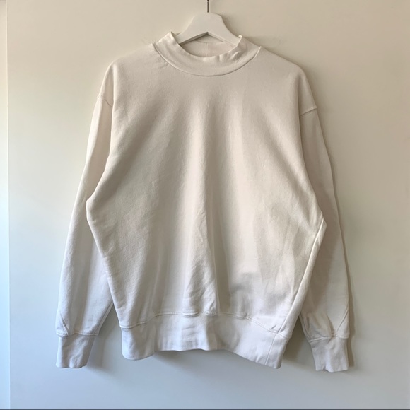 Anine Bing Saint White Mock Neck Sweater - Picture 2 of 6